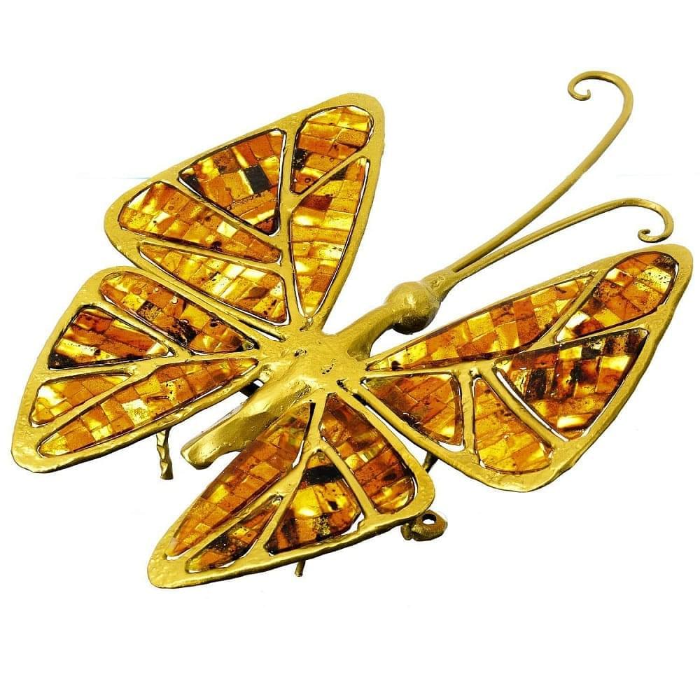 Бабочка из янтаря Калининградский Янтарный комбинат